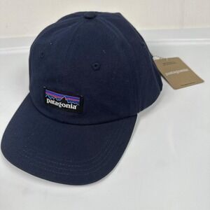 Patagonia Hat Strap Back Classic Navy P-6 Label Trad Cap One Size Adjustable NWT
